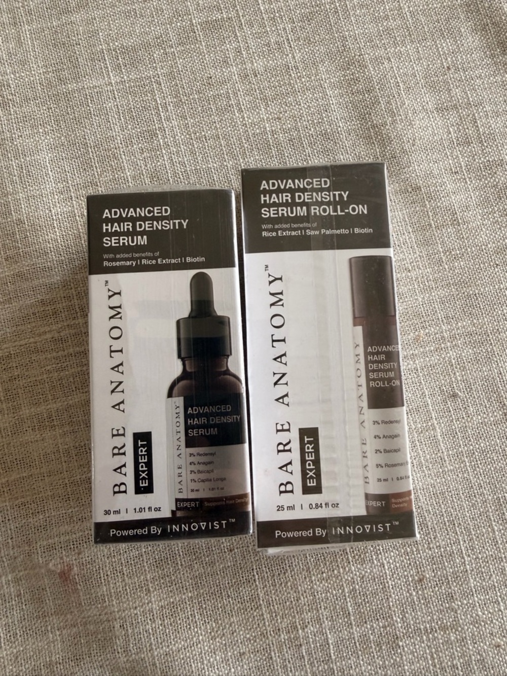 Advanced Hair Density Serum - Brown & Black Packaging
